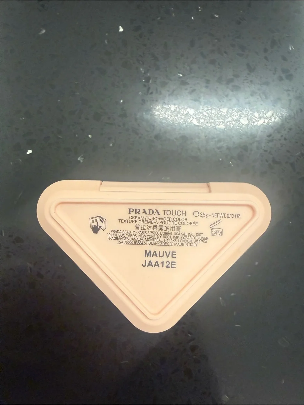 Prada Milano Women’s Triangle Logo Accessory - Light Pink